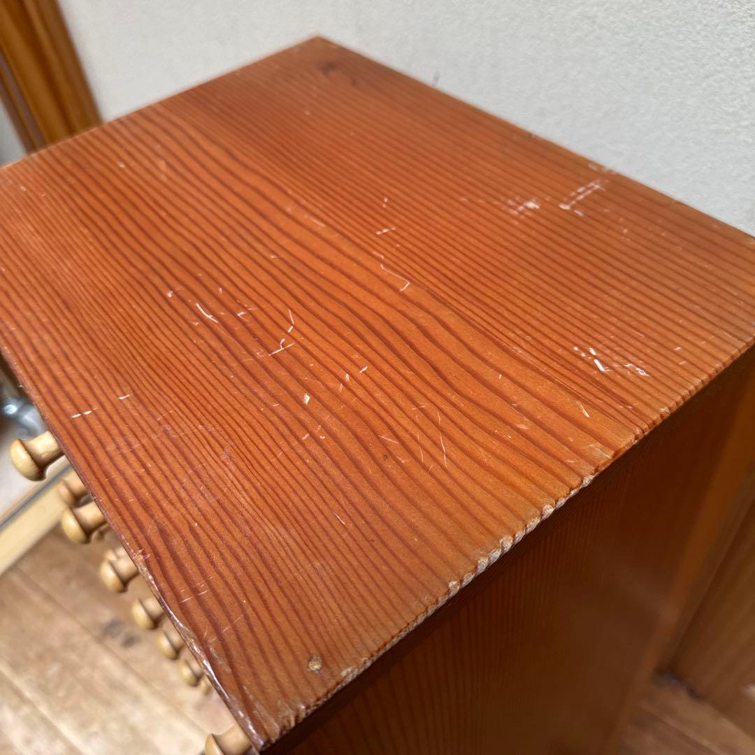 アンティーク木製多段引き出し１９杯