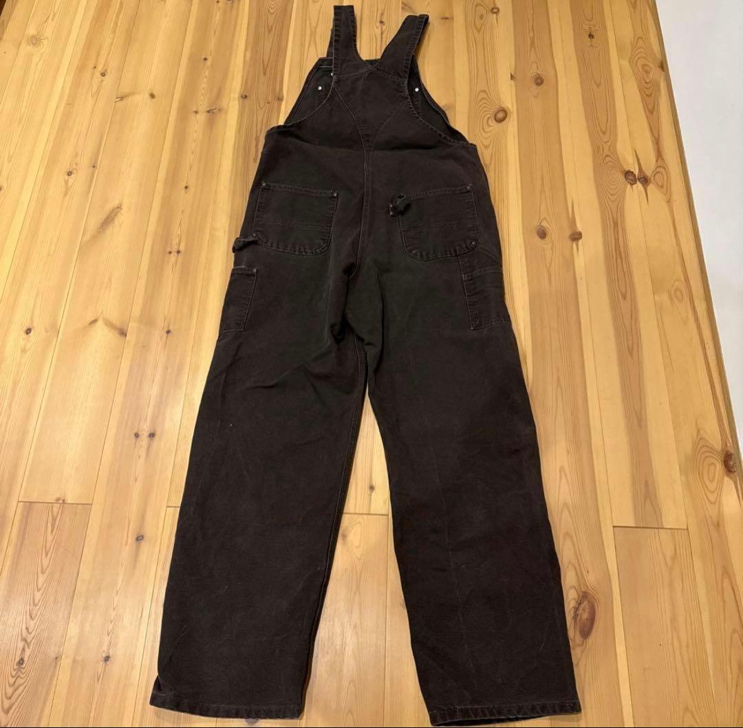 carhartt オーバーオール　38×34 ブラウン