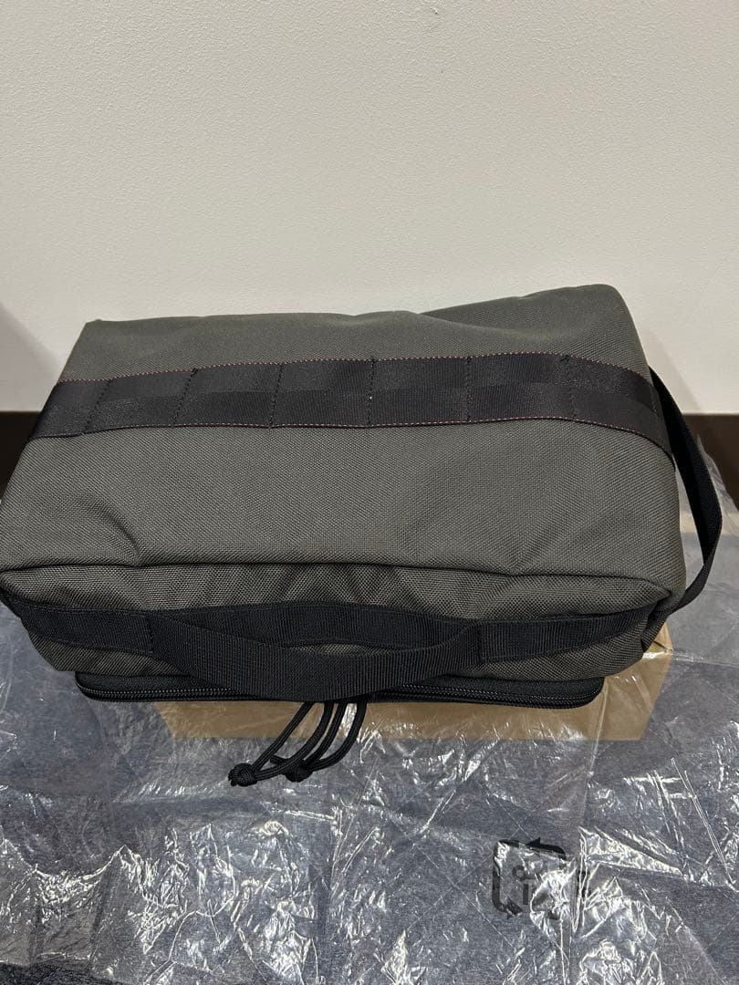 BRIEFING シューズケース　カーキ×ブラック