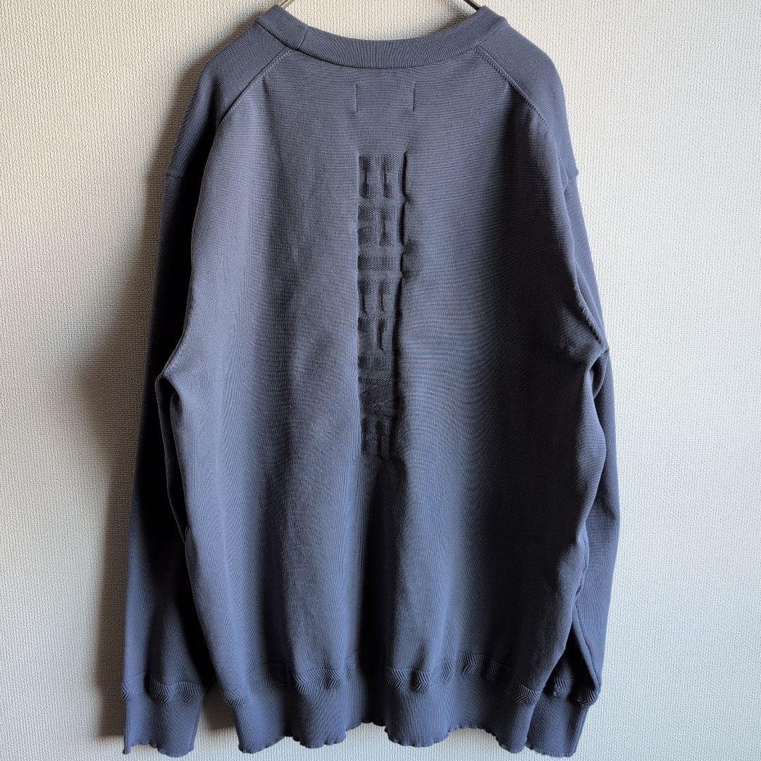 【美品】ブリーフィングゴルフ　3D立体ロゴ　クルーネックニット　L