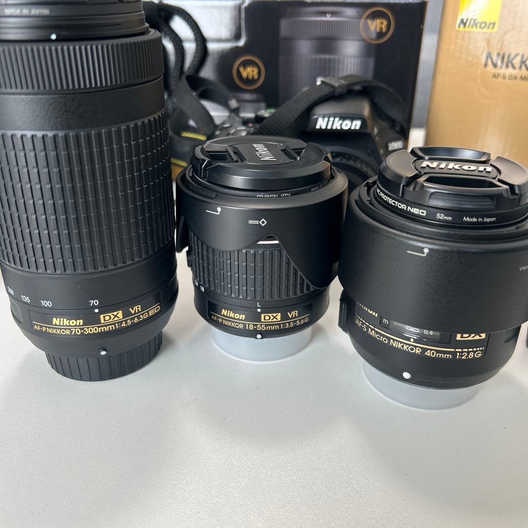 Nikon D5600 ダブルズームキット NIKKOR マイクロレンズ