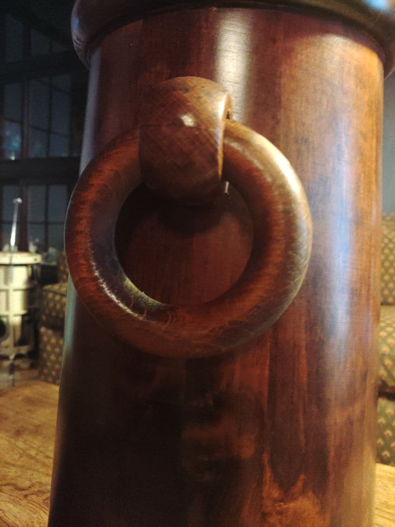 希少　Demain　ドマン　イタリア　 木製　傘立て　アンティーク　ヴィンテージ