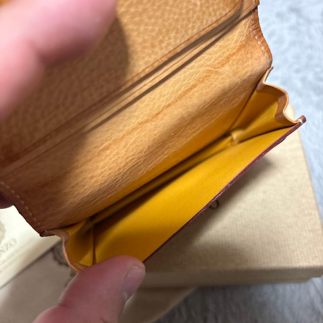 GANZO ブラック 名刺入れ　箱保証書付き　ブライドルレザー　コードバン