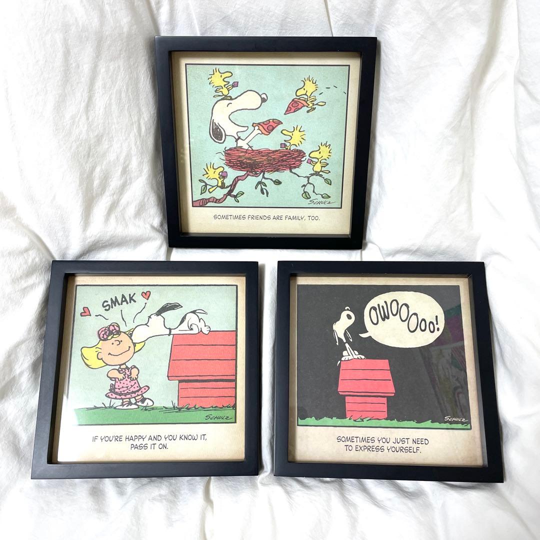 ■希少■ホールマーク　スヌーピー＆ウッドストック　ヴィンテージ アートフレーム