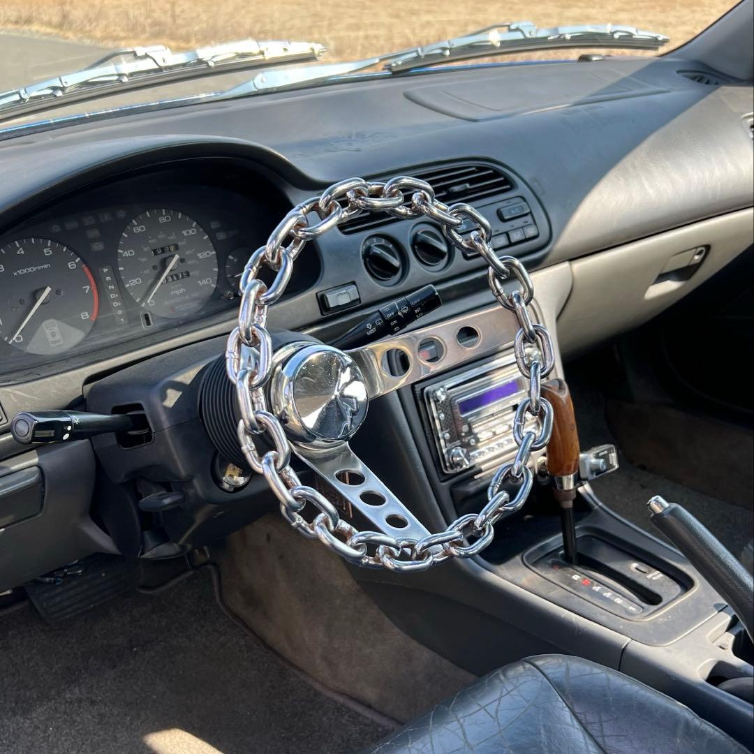 グラントステアリング　チェーンステアリング　ムーン　ローライダー　当時物　希少