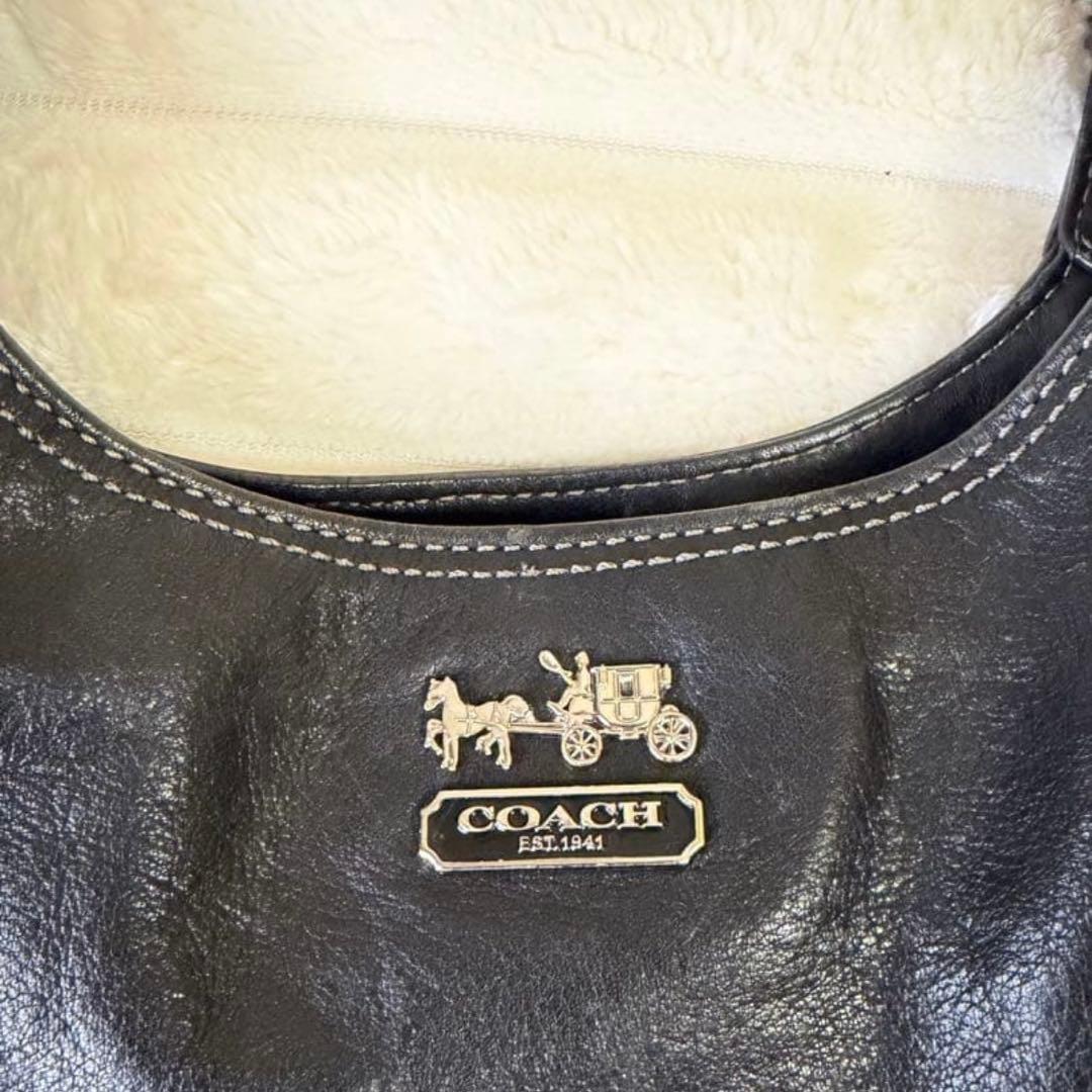 COACH Madison Maggie ブラック ショルダーバッグ