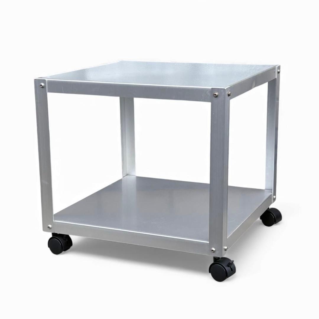 希少 無印良品 MUJI オールドモデル アルミ ローテーブル ワゴン 廃盤