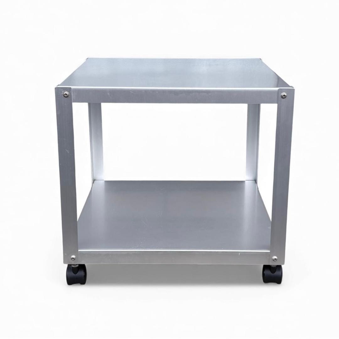 希少 無印良品 MUJI オールドモデル アルミ ローテーブル ワゴン 廃盤