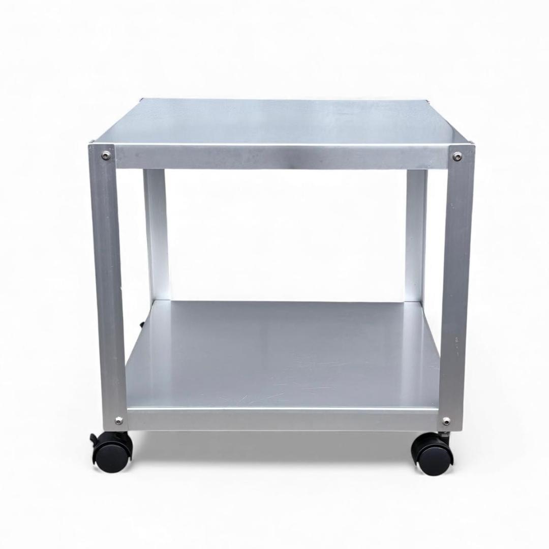 希少 無印良品 MUJI オールドモデル アルミ ローテーブル ワゴン 廃盤