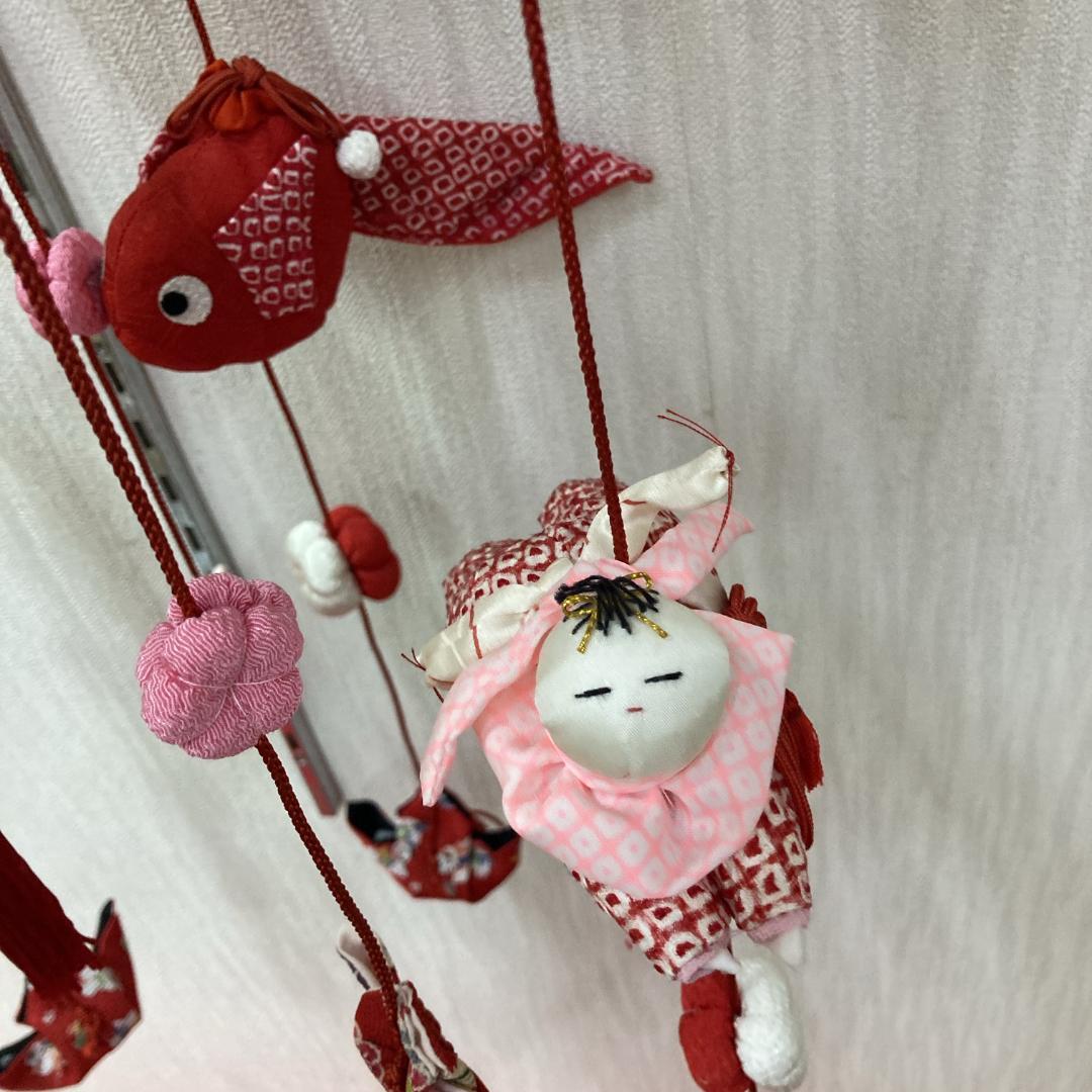 No.8　回転吊るし飾り　雛人形つるし雛　3月吊るし雛