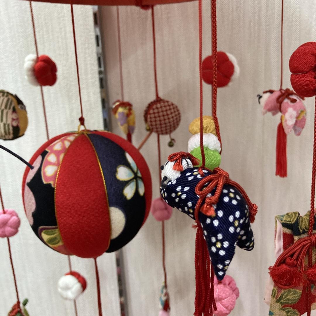 No.8　回転吊るし飾り　雛人形つるし雛　3月吊るし雛