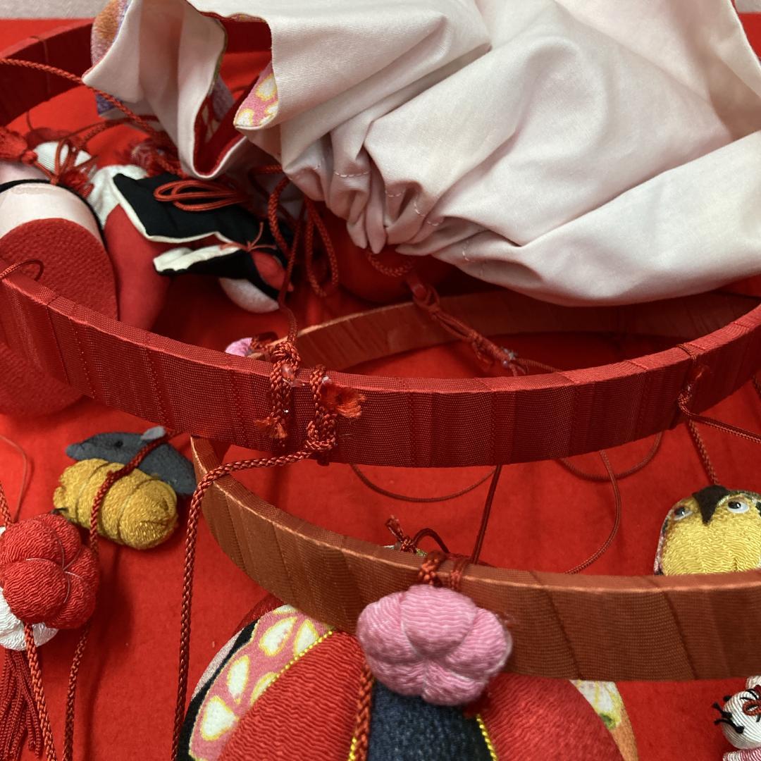 No.8　回転吊るし飾り　雛人形つるし雛　3月吊るし雛