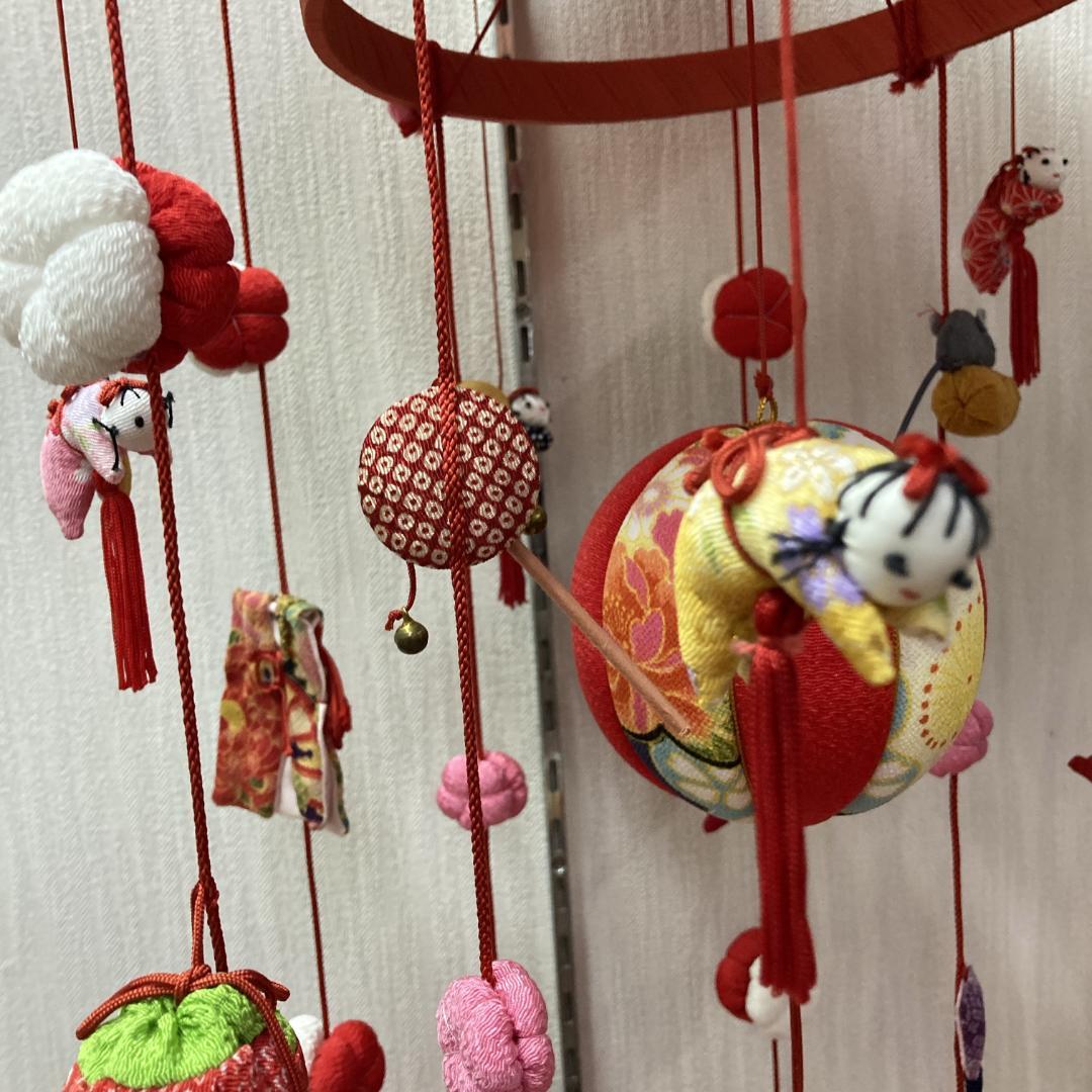 No.8　回転吊るし飾り　雛人形つるし雛　3月吊るし雛