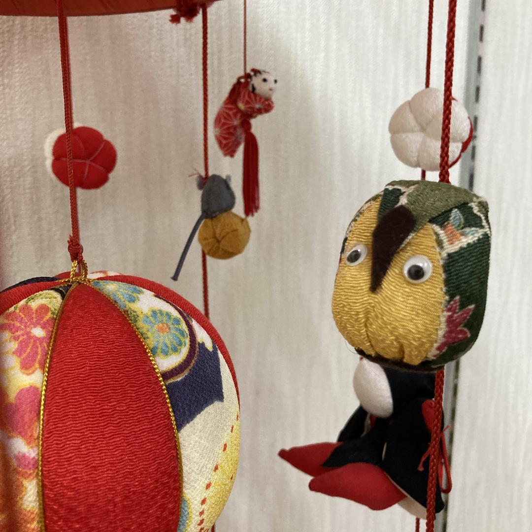 No.8　回転吊るし飾り　雛人形つるし雛　3月吊るし雛