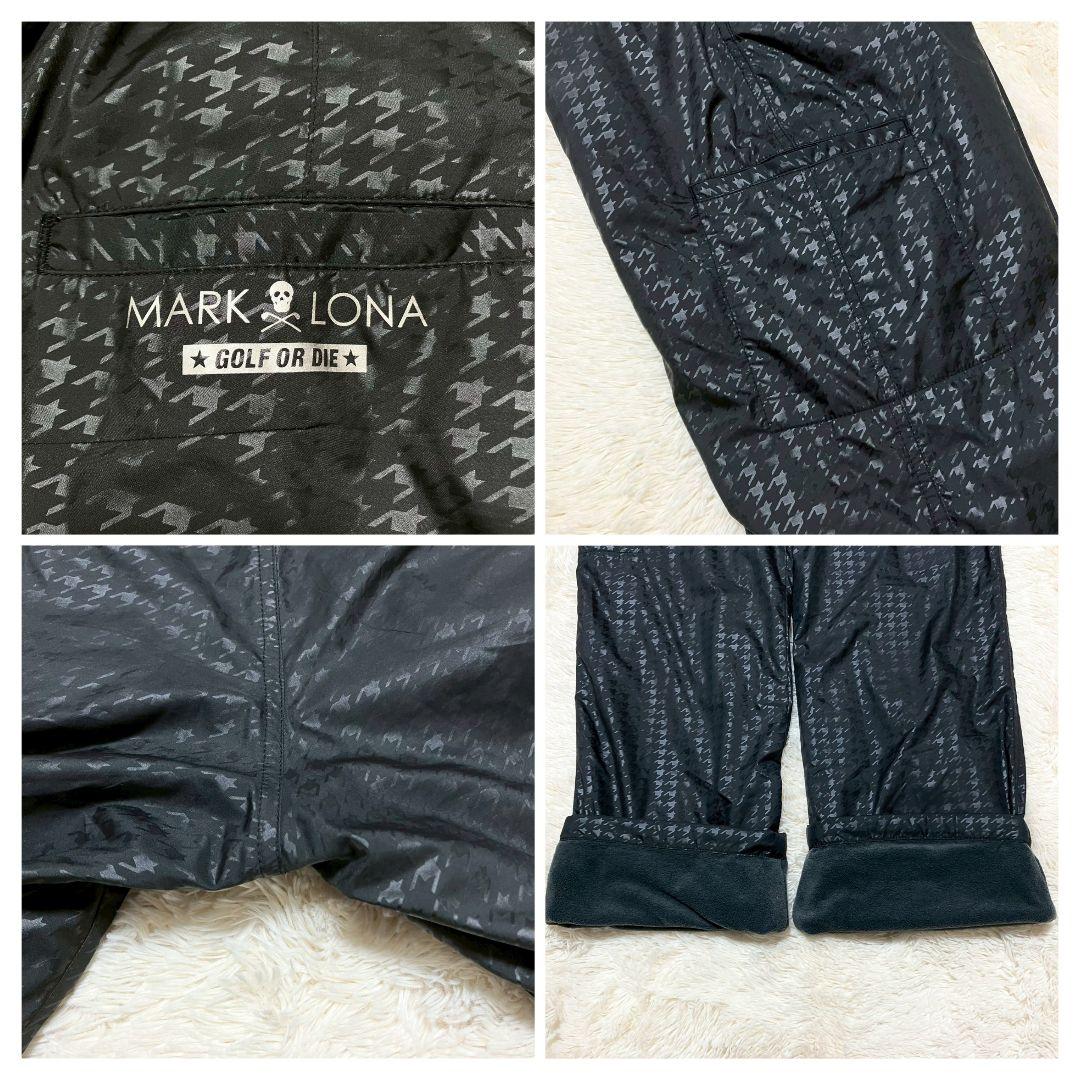 極美品✨ MARK&LONA 千鳥柄 スニードジャック セットアップ 黒 M