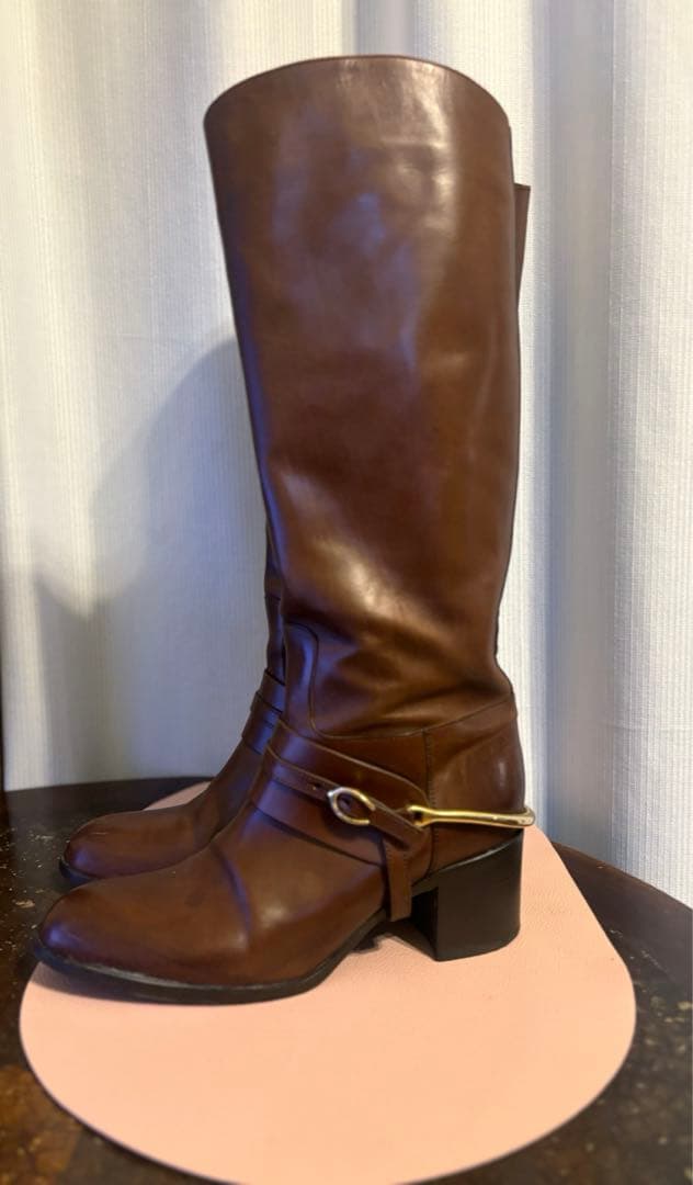 サルトル SARTORE ジョッキーブーツ ブラウン 38