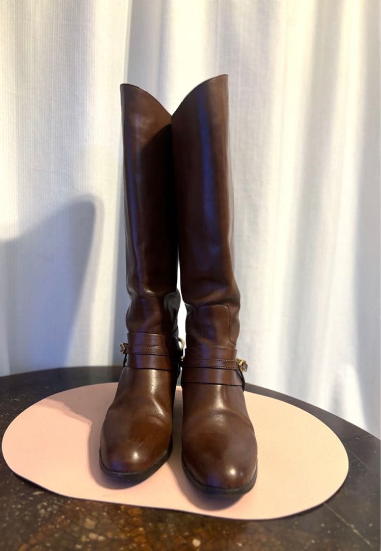 サルトル SARTORE ジョッキーブーツ ブラウン 38