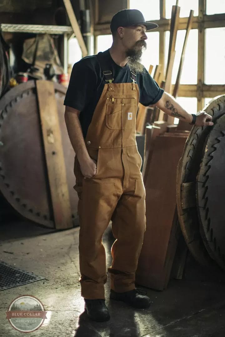 美品 カーハート オーバーオール Bib ダック ダブルニー つなぎ 30×30