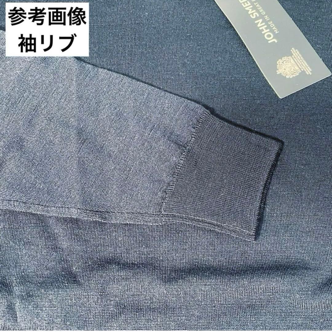 【新品未開封】ジョンスメドレー Vネックニット ASHMOUNT ネイビー M