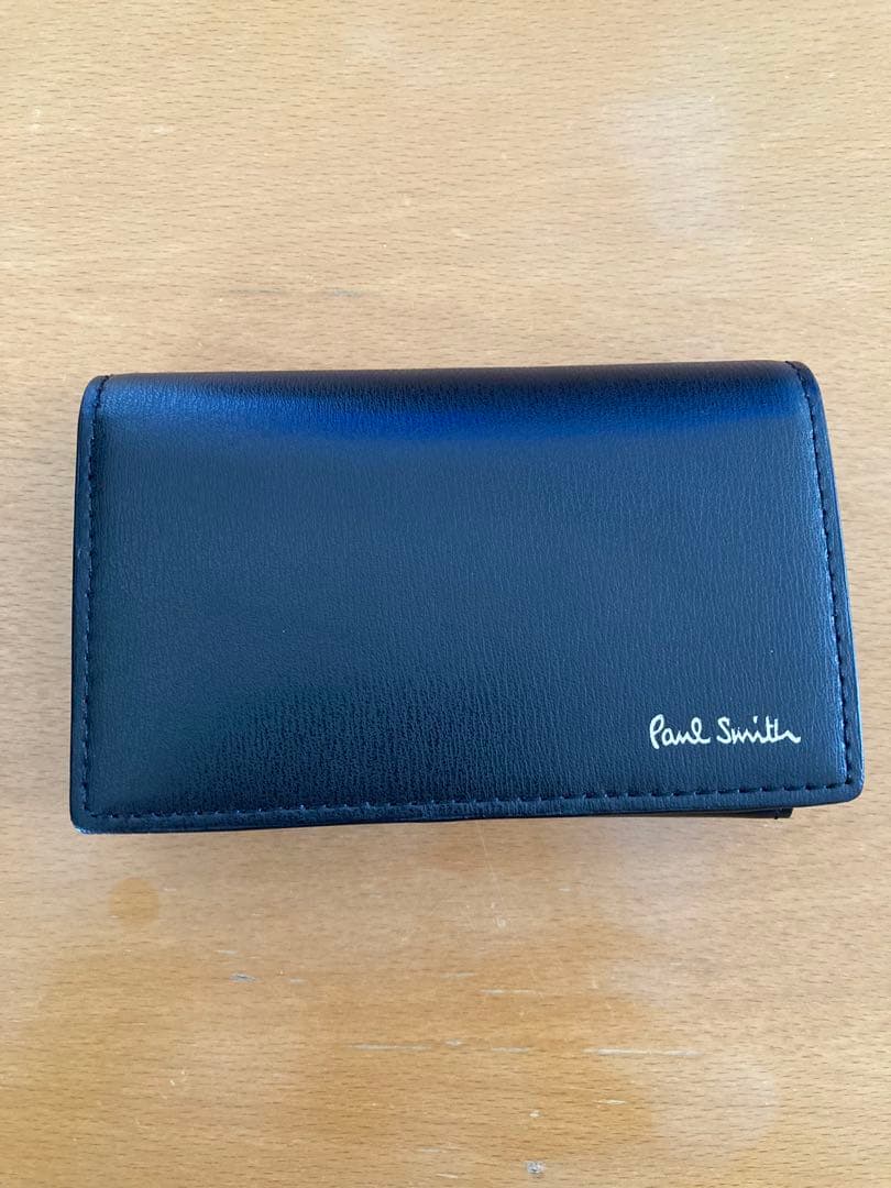 Paul Smith ブラックレザー名刺入れ