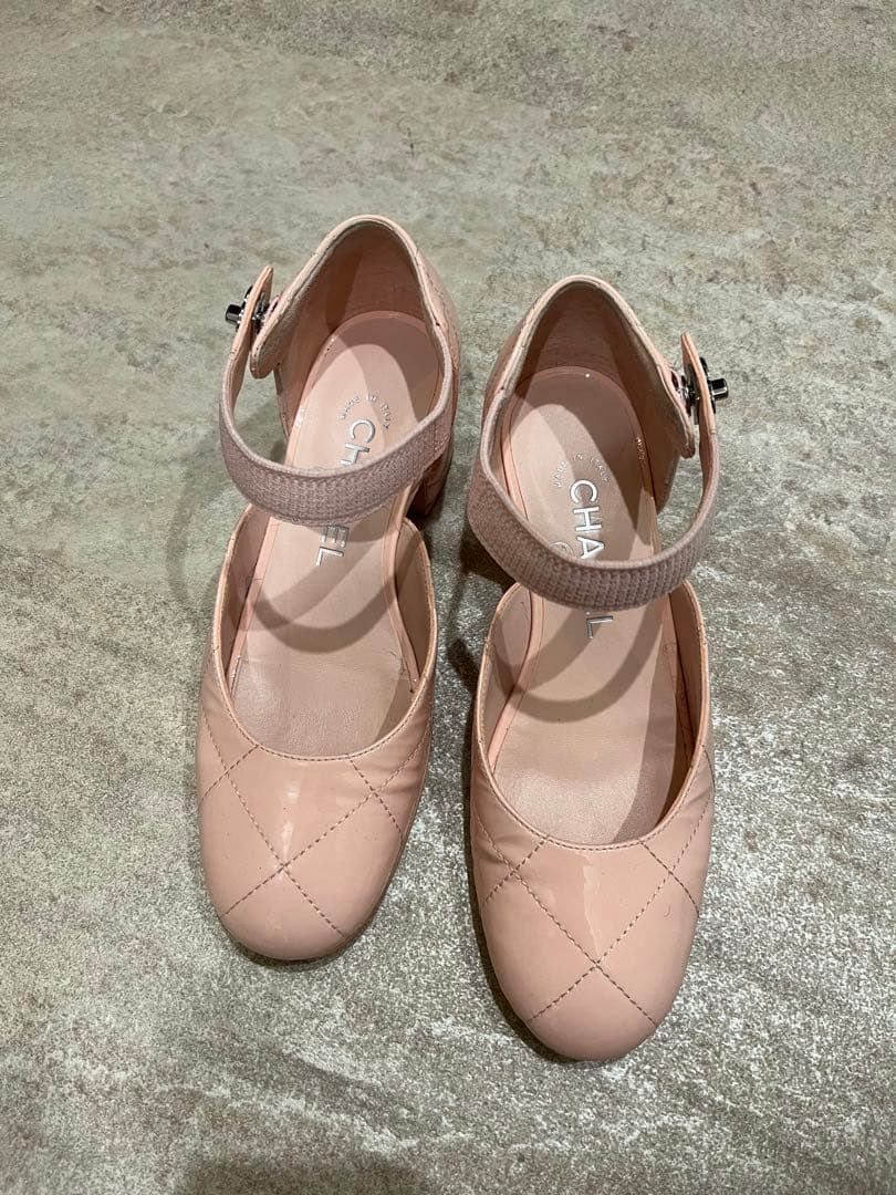 シャネル　メリージェーン　バレリーナ　パンプス　サンダル　35.5　CHANEL