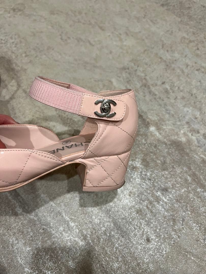 シャネル　メリージェーン　バレリーナ　パンプス　サンダル　35.5　CHANEL