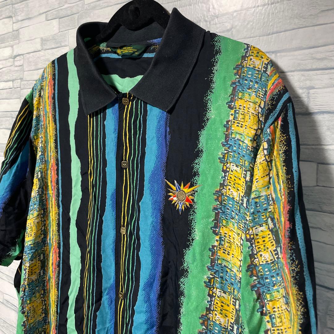 【追悼/90s古着】 J'sジャンボ尾崎ゴルフウェア日本製 LLブリヂストン