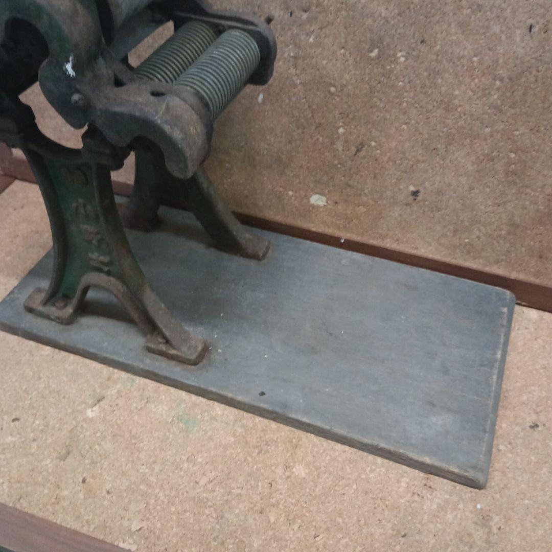 4009）小野式　製麺機　手動　昭和レトロ