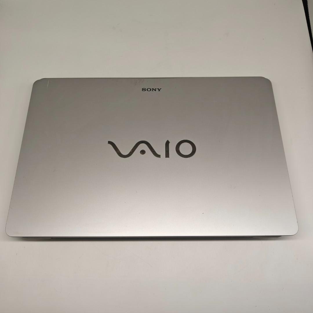 【VAIO】高性能i7 SSD256GB 8GB シルバー 大型ノートPC