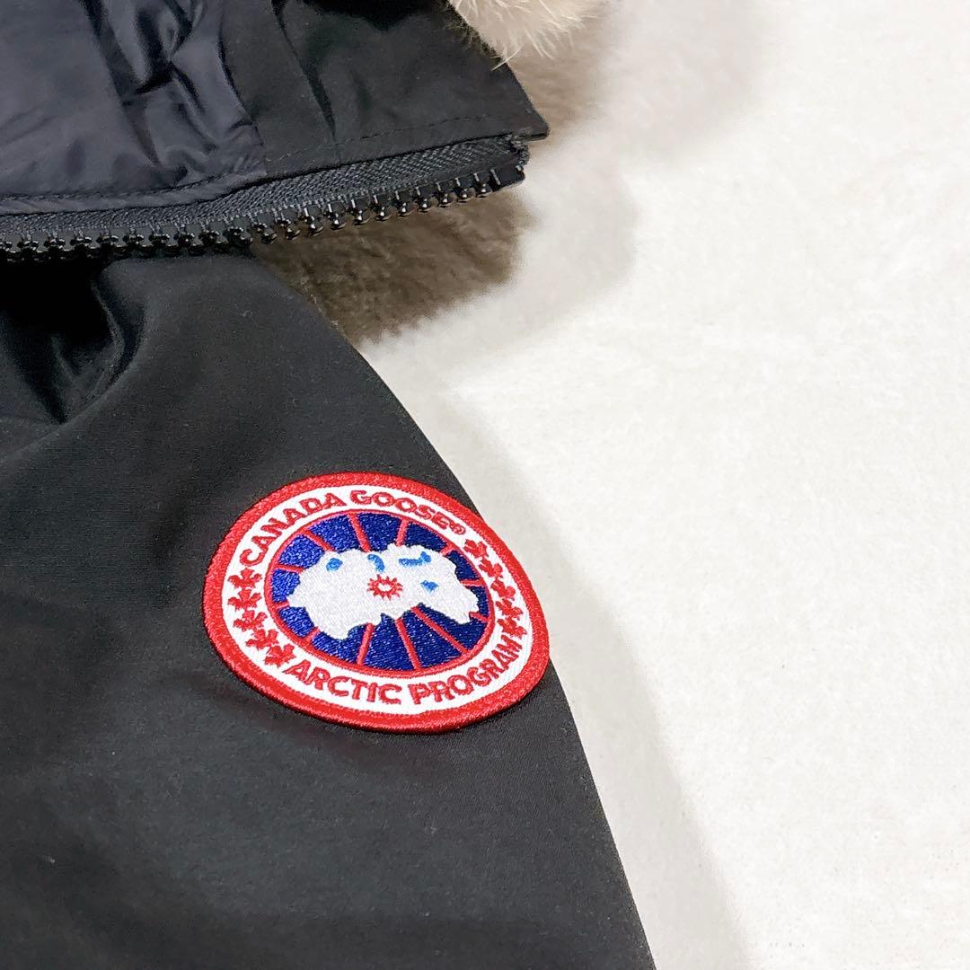 新品同様✨　カナダグース　ダウンジャケット　ファー　ブラック　L メンズ