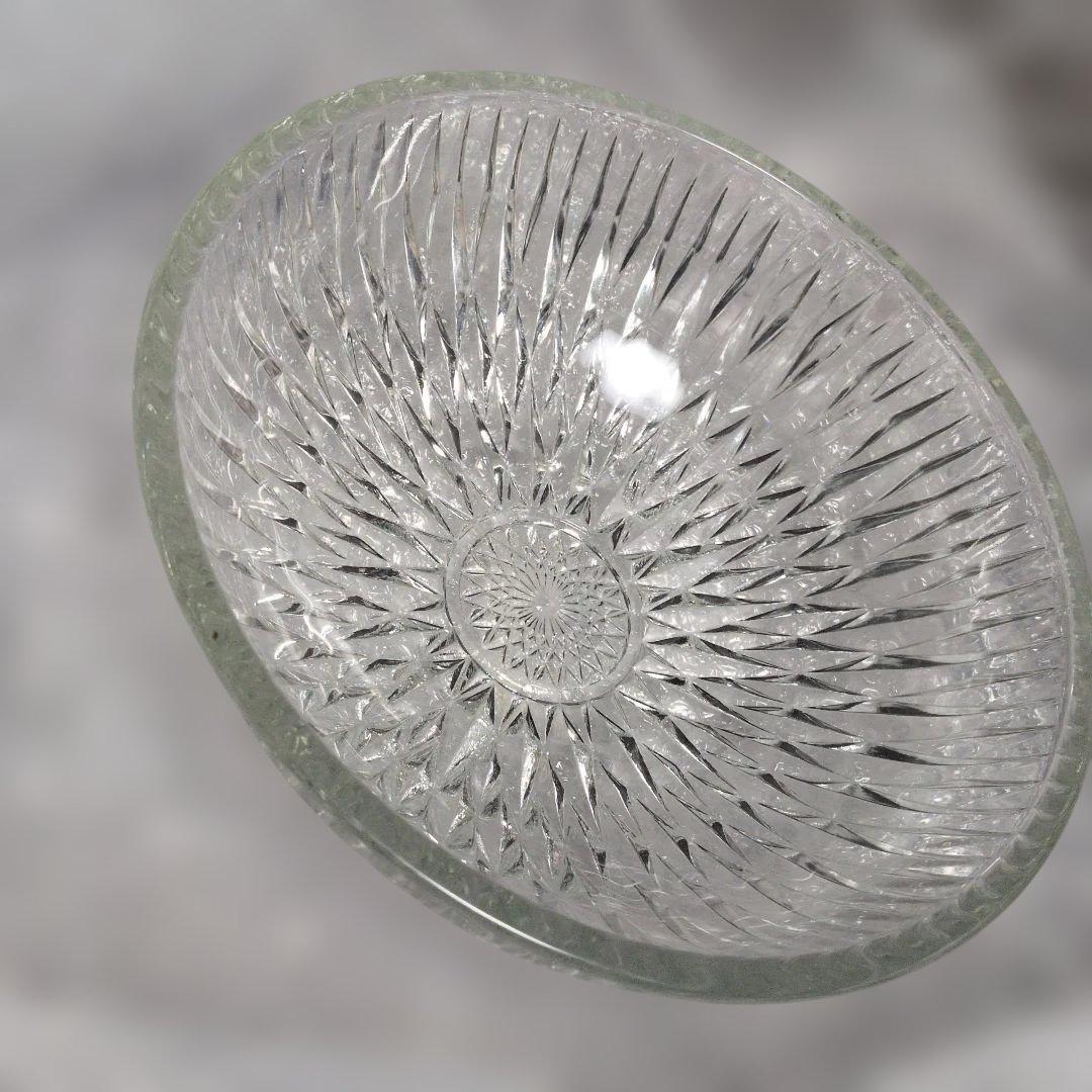 果物 スナック サラダ入れ カットガラス デザートボウル 20cm