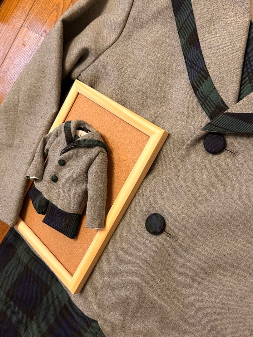 みぃーも様　ミニチュアリメイクオーダー　4点セット　（ノーカラーダブル、パンツ）