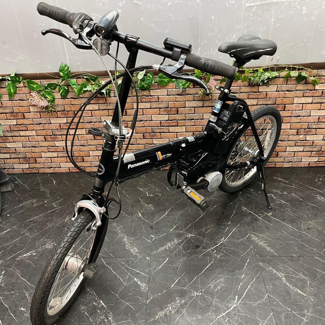 【99】折りたたみ電動自転車 Panasonic OFFTime ブラック 20