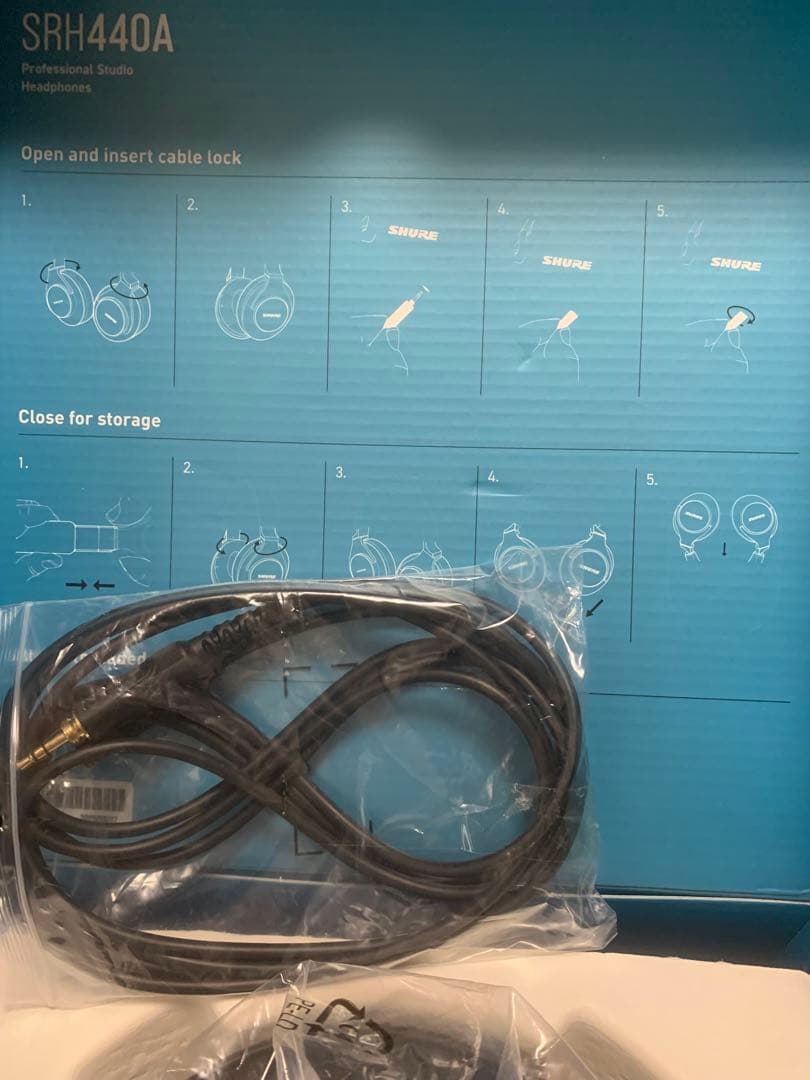 SHURE SRH440A-A ブラック ヘッドホン