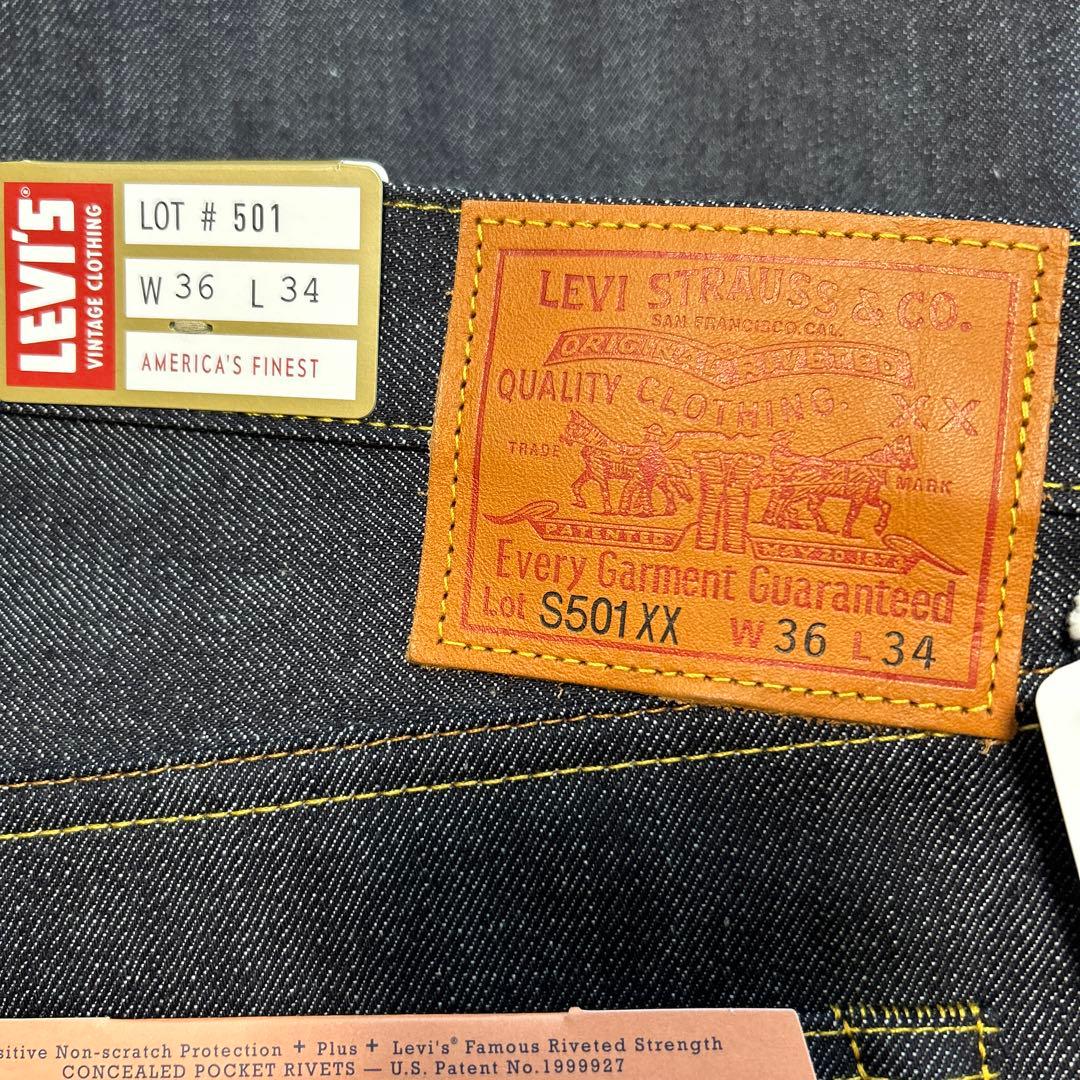 リーバイス　S501XX W36 L34 大戦モデル 1944 LVC