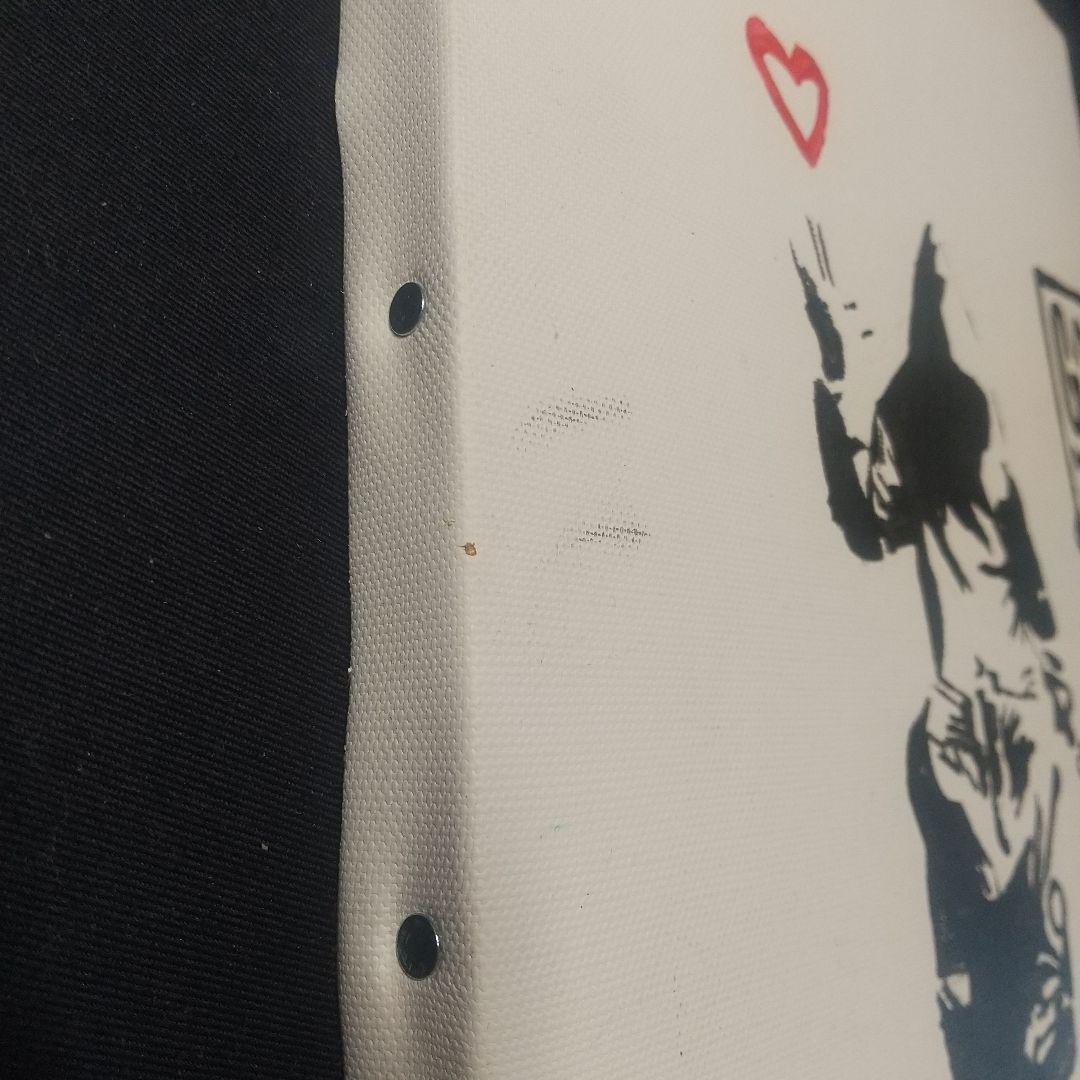 こ*う様 証明書付 アートパネル Banksy バンクシー 絵画 愛とお金 直筆