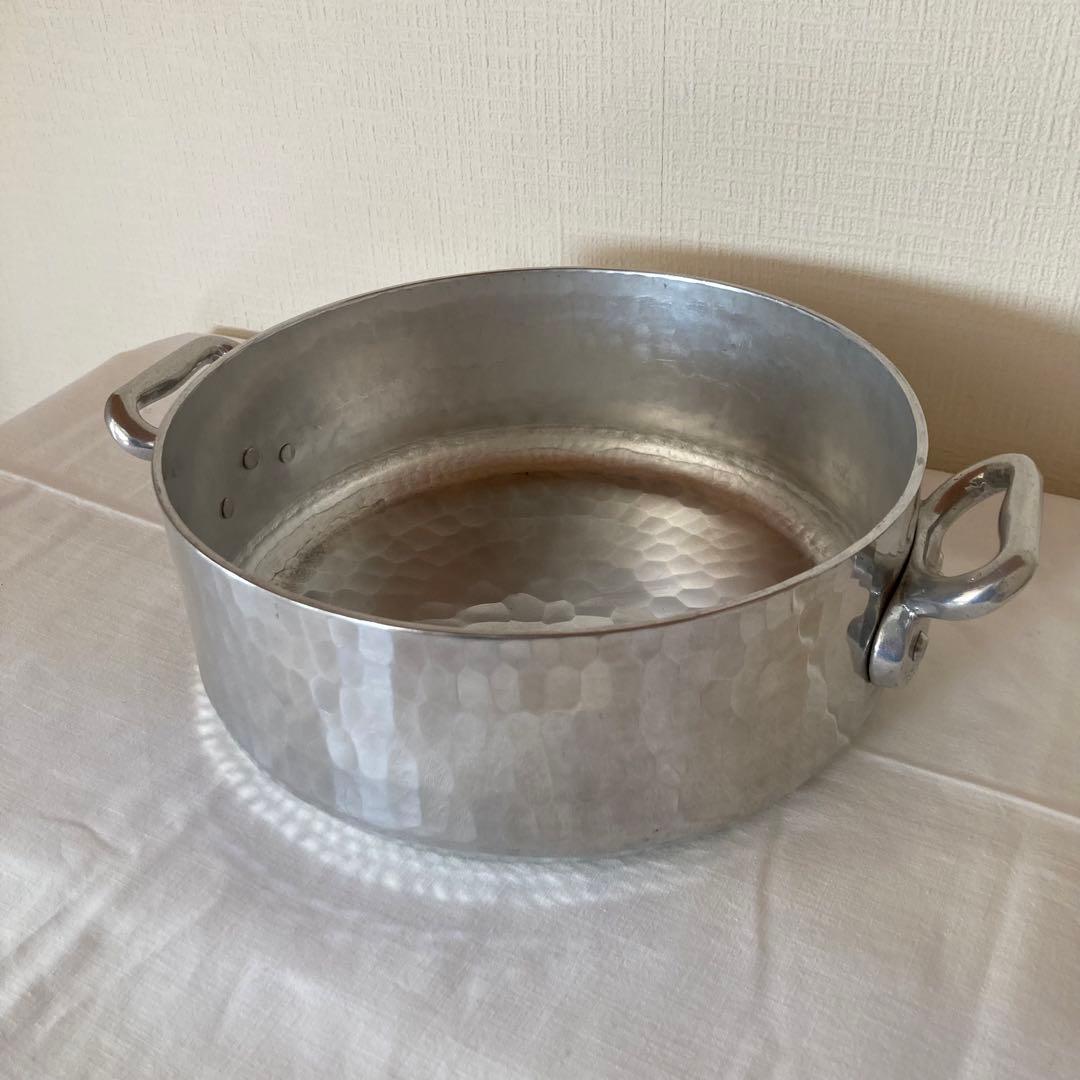 姫野作 本手打アルミ浅形鍋　21cm 別注品