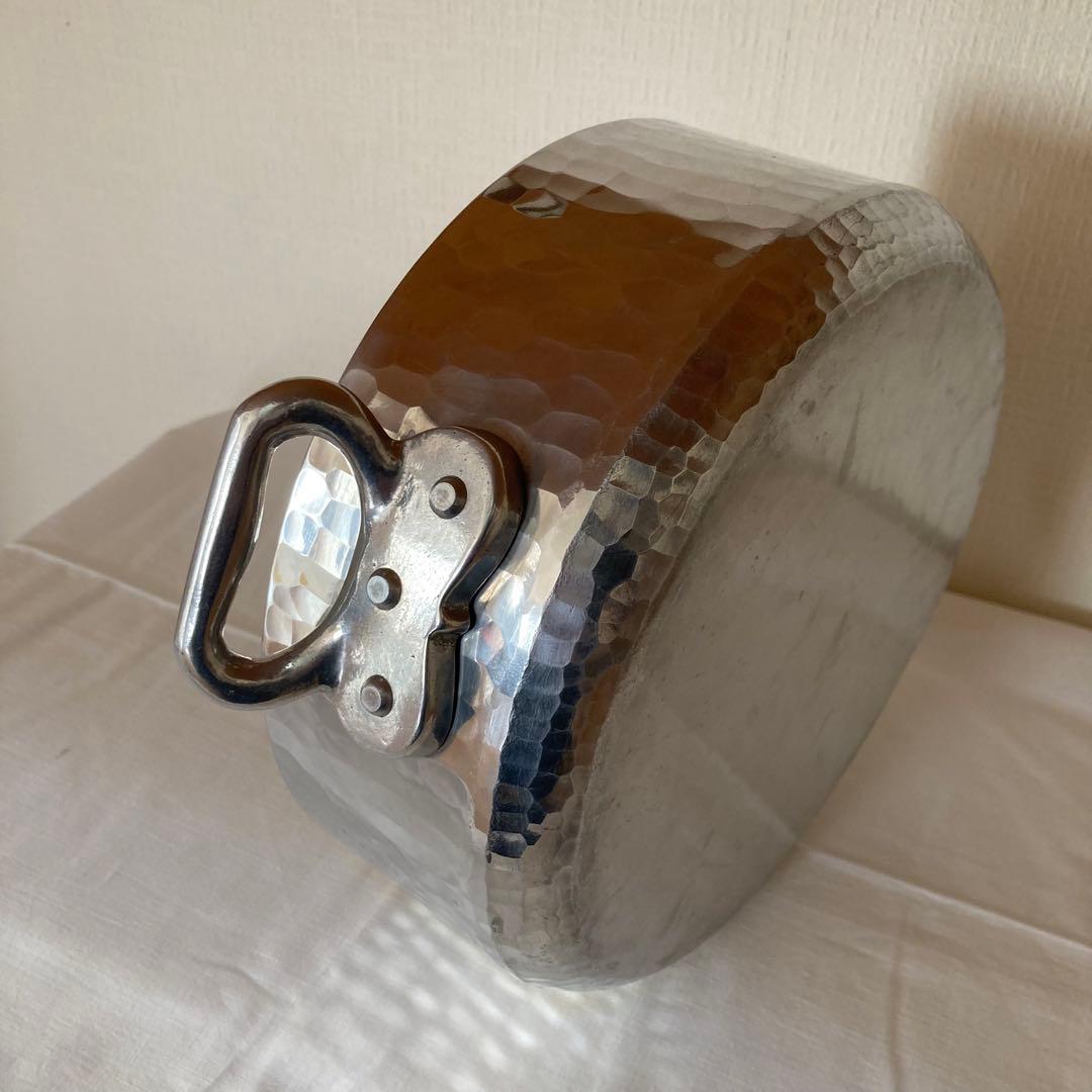 姫野作 本手打アルミ浅形鍋　21cm 別注品