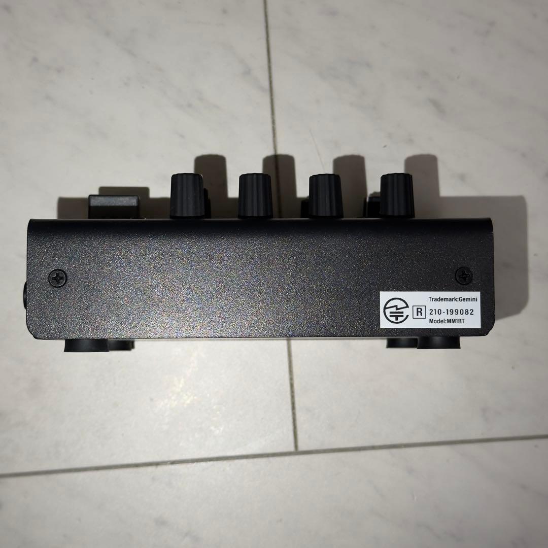 GEMINI DJ ミキサー ポータブル 2ch MM1 美品