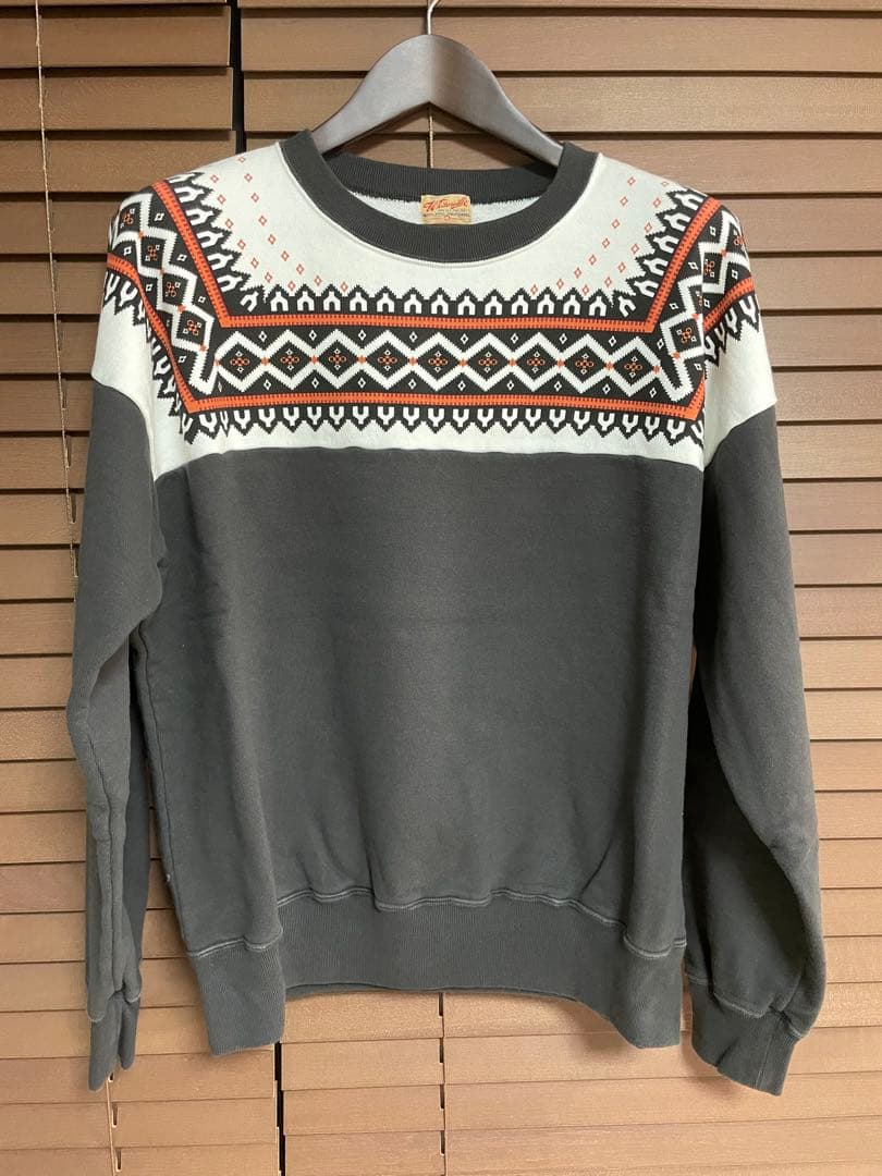 ⭐︎激レア⭐︎ホワイツビル　雪柄スウェット　キムタク着　サイズＬ