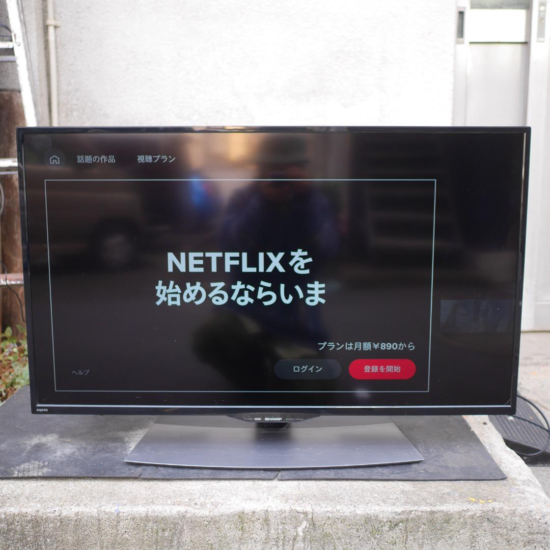 SHARP シャープ 40インチ 4K液晶テレビ 4T-C40BJ1 リモコン付