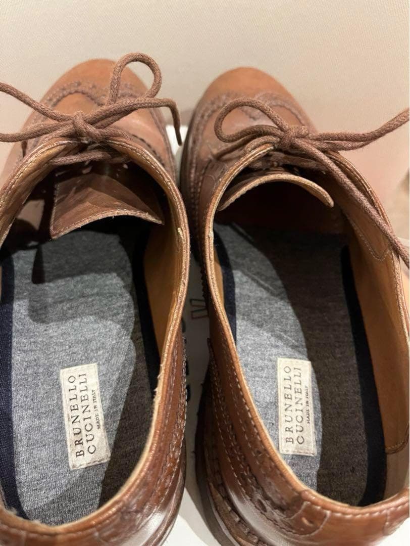 ブルネロクチネリ BRUNELLO CUCINELLI レザーシューズ　39