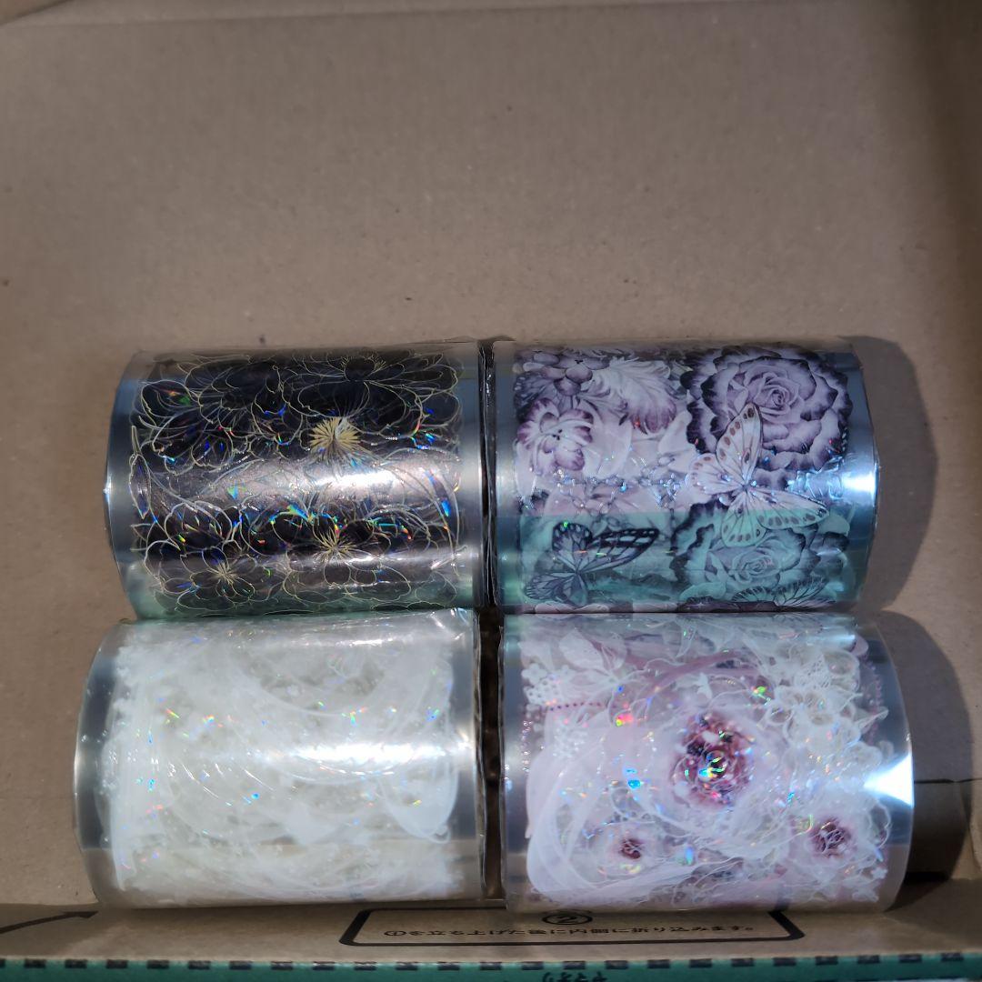 海外マステ　薔薇　等　巻き売り　装飾マステ　海外マスキングテープ