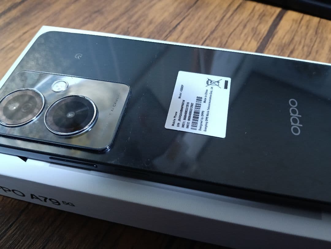 OPPO A79　5g ミステリーブラック