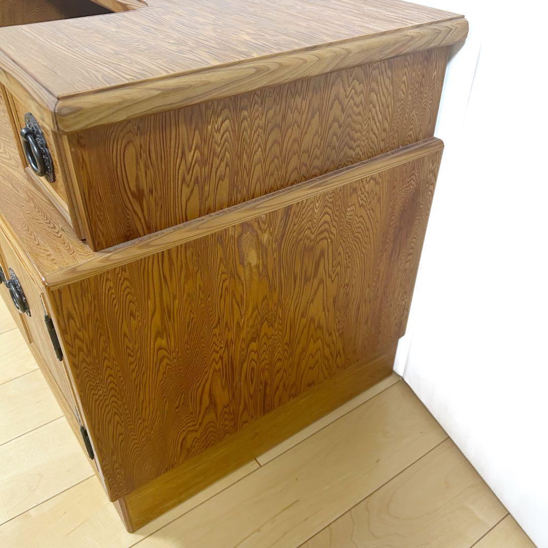 屋久杉　化粧台　希少　ミエミラー　鹿児島屋久杉　ドレッサー　世界遺産　箪笥レトロ