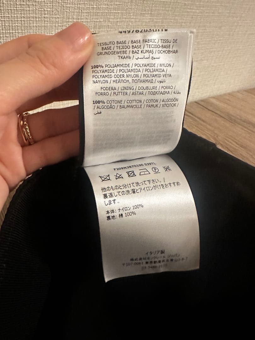 モンクレール×リックオウエンス キャップ　美品