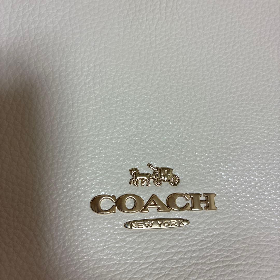 COACH ホワイト ショルダーバッグ