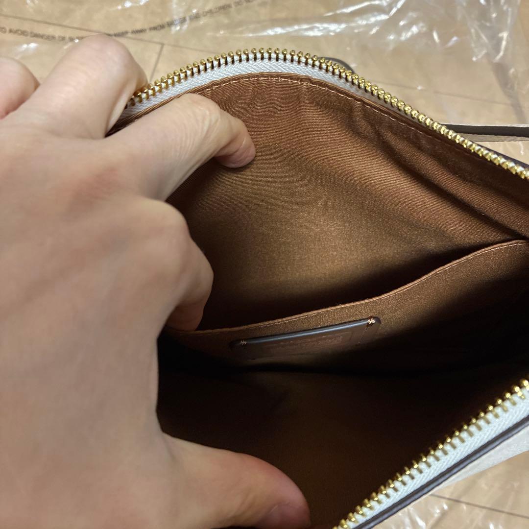 COACH ホワイト ショルダーバッグ