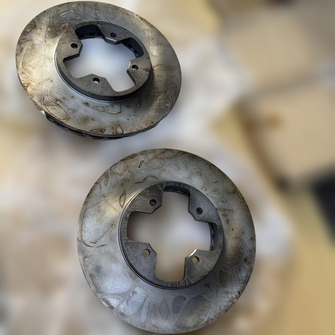 新品未使用　スカイラインRSターボ用 フロントブレーキディスク 2個セット