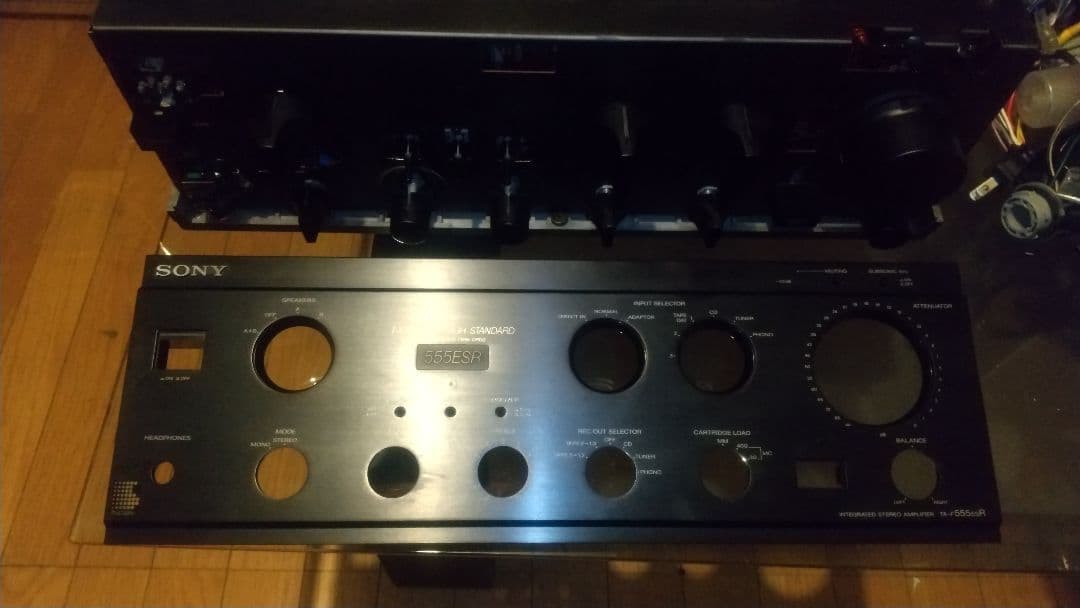 SONY TA-F555ESR ESシリーズ ステレオアンプ メンテナンス済み